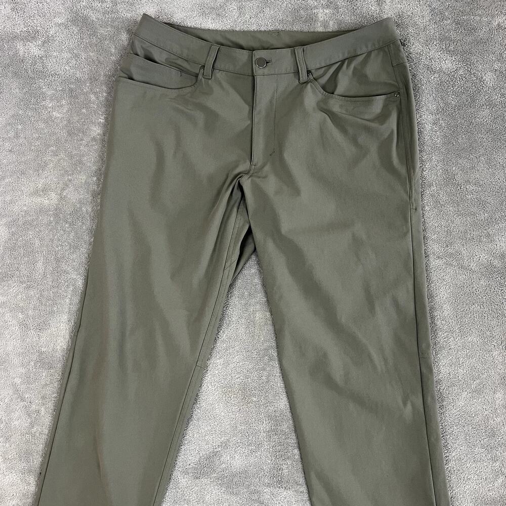 Lululemon ABC Commission Pants‎ Mens 33 Green Performance Golf Stretch